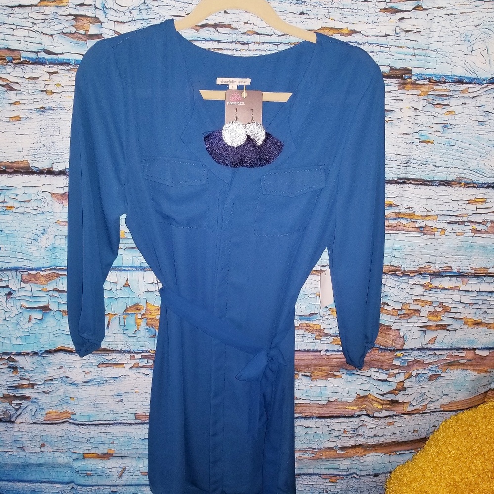 Blue dress